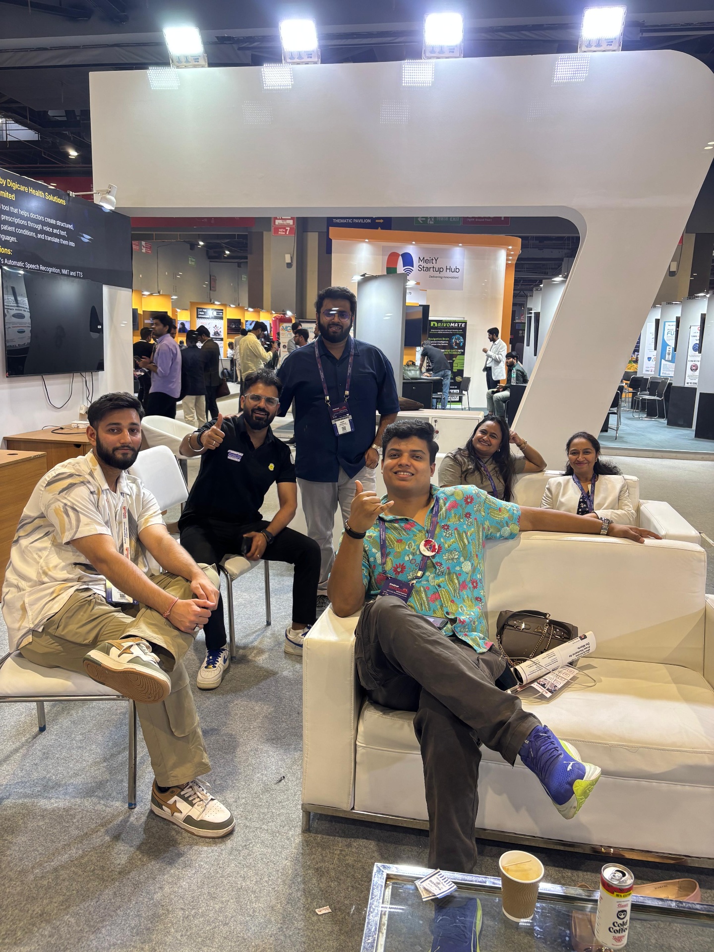 Startup expo lounge